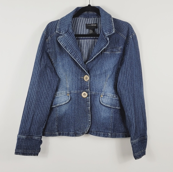 OuterEdge Vintage Blue Jacket Large - Picture 2 of 8